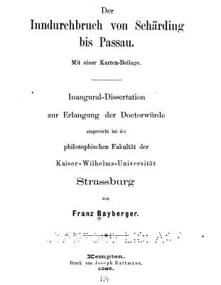 خرید و دانلود نسخه کامل کتاب Der Inndurchbruch von Schärding bis Passau