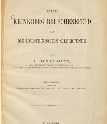 خرید و دانلود نسخه کامل کتاب Der Krinkberg bei Schenefeld und die holsteinischen Silberfunde