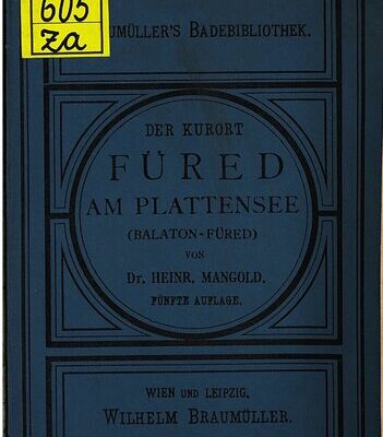 خرید و دانلود نسخه کامل کتاب Der Kurort Füred am Plattensee (Balaton-Füred)