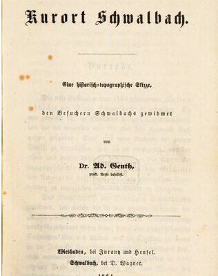 خرید و دانلود نسخه کامل کتاب Der Kurort Schwalbach