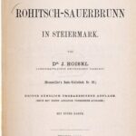 خرید و دانلود نسخه کامل کتاب Der landwirtschaftlicher Curort [Kurort] Rohitsch-Sauerbrunn in Steiermark