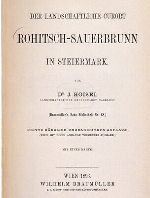 خرید و دانلود نسخه کامل کتاب Der landwirtschaftlicher Curort [Kurort] Rohitsch-Sauerbrunn in Steiermark
