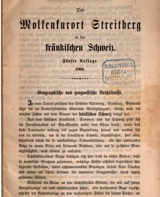 خرید و دانلود نسخه کامل کتاب Der Molkenkurort Streitberg in der Fränkischen Schweiz