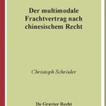 خرید و دانلود نسخه کامل کتاب Der multimodale Frachtvertrag nach chinesischem Recht