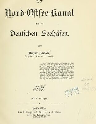 خرید و دانلود نسخه کامل کتاب Der Nord-Ostsee-Kanal und die deutschen Seehäfen