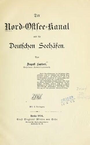 خرید و دانلود نسخه کامل کتاب Der Nord-Ostsee-Kanal und die deutschen Seehäfen_68c074a35abe8.jpeg خرید و دانلود نسخه کامل کتاب Der Nord-Ostsee-Kanal und die deutschen Seehäfen