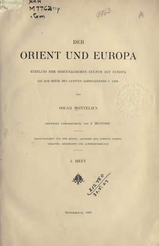 خرید و دانلود نسخه کامل کتاب Der Orient und Europa, Einfluss der orientalischen Cultur auf Europa bis zur Mitte des letzten Jahrtausends v. Chr._68c4e93803ac5.jpeg خرید و دانلود نسخه کامل کتاب Der Orient und Europa, Einfluss der orientalischen Cultur auf Europa bis zur Mitte des letzten Jahrtausends v. Chr.