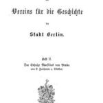 خرید و دانلود نسخه کامل کتاب Der Schulze Marsilius von Berlin