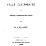 خرید و دانلود نسخه کامل کتاب Der Staat Californien in geographisch-medizinischer Hinsicht