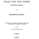 خرید و دانلود نسخه کامل کتاب Der Staat und sein Boden geographisch betrachtet