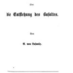 خرید و دانلود نسخه کامل کتاب Der Streit über die Entstehung des Basaltes