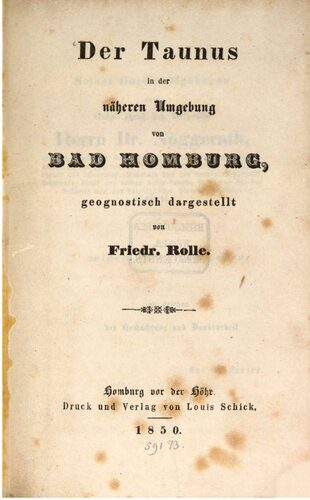 خرید و دانلود نسخه کامل کتاب Der Taunus in der näheren Umgebung von Bad Homburg, geognostisch dargestellt_68bff034ef803.jpeg خرید و دانلود نسخه کامل کتاب Der Taunus in der näheren Umgebung von Bad Homburg, geognostisch dargestellt
