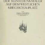 خرید و دانلود نسخه کامل کتاب Der Zustand der Kunstdenkmäler auf dem westlichen Kriegsschauplatz