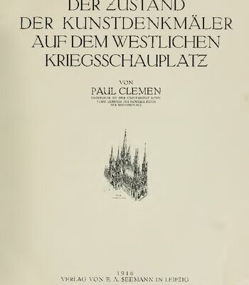 خرید و دانلود نسخه کامل کتاب Der Zustand der Kunstdenkmäler auf dem westlichen Kriegsschauplatz
