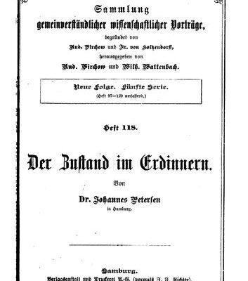 خرید و دانلود نسخه کامل کتاب Der Zustand im Erdinnern
