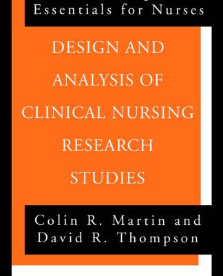خرید و دانلود نسخه کامل کتاب Design and Analysis of Clinical Nursing Research Studies