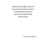 خرید و دانلود نسخه کامل کتاب Design and fabrication of quasi-2D photonic crystal components based on silicon-on-insulator technology
