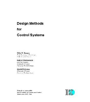 خرید و دانلود نسخه کامل کتاب Design Methods for Control Systems