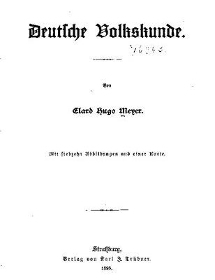 خرید و دانلود نسخه کامل کتاب Deutsche Volkskunde