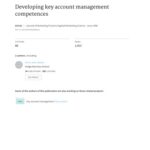 خرید و دانلود نسخه کامل کتاب Developing key account management competences [article]