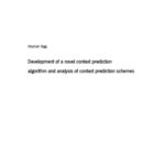 خرید و دانلود نسخه کامل کتاب Development of a novel context prediction algorithm and analysis of context prediction schemes