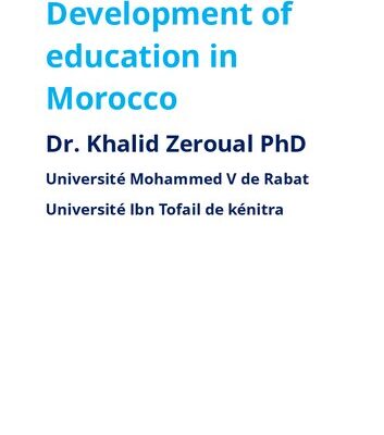 خرید و دانلود نسخه کامل کتاب development of education in morocco