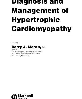 خرید و دانلود نسخه کامل کتاب Diagnosis and Management of Hypertrophic Cardiomyopathy