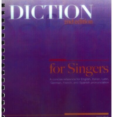 خرید و دانلود نسخه کامل کتاب Diction for Singers:  A concise reference for English, Italian, Latin, German, French, and Spanish pronunciation