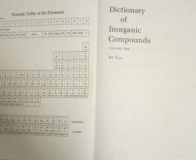 خرید و دانلود نسخه کامل کتاب Dictionary of Inorganic Compounds