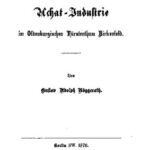 خرید و دانلود نسخه کامل کتاب Die Achat-Industrie im Oldenburgischen Fürstenthum Birkenfeld