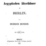 خرید و دانلود نسخه کامل کتاب Die Aegyptischen Alterthümer in Berlin