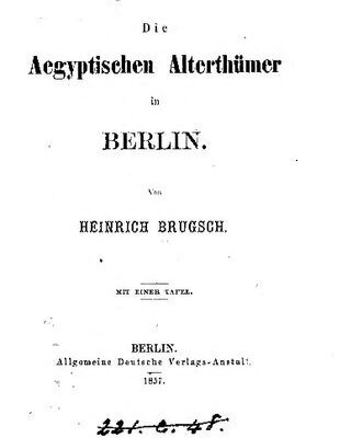 خرید و دانلود نسخه کامل کتاب Die Aegyptischen Alterthümer in Berlin