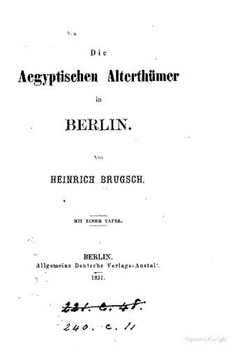 خرید و دانلود نسخه کامل کتاب Die Aegyptischen Alterümer in Berlin_68c48e2b8d527.jpeg خرید و دانلود نسخه کامل کتاب Die Aegyptischen Alterümer in Berlin