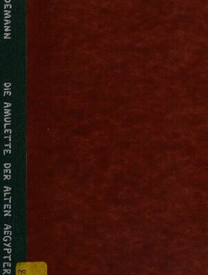 خرید و دانلود نسخه کامل کتاب Die Amulette der alten Ägypter
