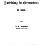 خرید و دانلود نسخه کامل کتاب Die Ansiedelung des Christenthums in Rom