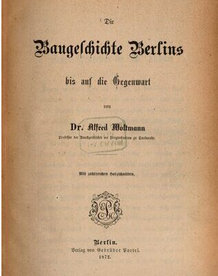 خرید و دانلود نسخه کامل کتاب Die Baugeschichte Berlins bis auf die Gegenwart