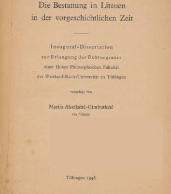 خرید و دانلود نسخه کامل کتاب Die Bestattung in Litauen in der vorgeschichtlichen Zeit