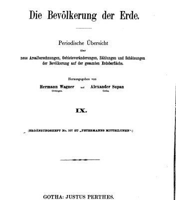 خرید و دانلود نسخه کامل کتاب Die Bevölkerung der Erde. Periodische Übersicht über neue Arealberechnungen , Gebietsveränderungen, Zählungen und Schätzungen der Bevölkerung auf der gesamten Erdoberfläche.
