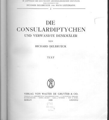 خرید و دانلود نسخه کامل کتاب Die Consulardiptychen und verwandte Denkmäler