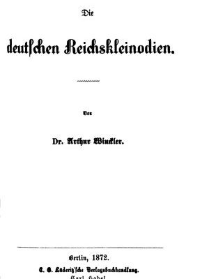 خرید و دانلود نسخه کامل کتاب Die deutschen Reichskleinodien