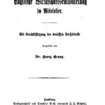 خرید و دانلود نسخه کامل کتاب Die englische Wirtschaftsentwicklung im Mittelalter. Mit Berücksichtigung der deutschen Verhältnisse