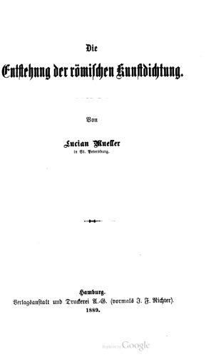 خرید و دانلود نسخه کامل کتاب Die Entstehung der römischen Kunstdichtung_68c1ff10ba2ef.jpeg خرید و دانلود نسخه کامل کتاب Die Entstehung der römischen Kunstdichtung