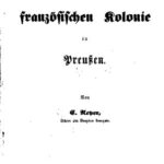 خرید و دانلود نسخه کامل کتاب Die Entwicklung der französischen Kolonie in Preußen
