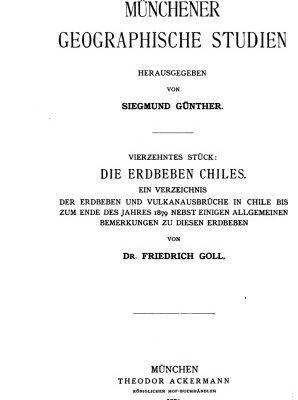 خرید و دانلود نسخه کامل کتاب Die Erdbeben Chiles. Ein Verzeichnis der Erdbeben und Vulkanausbrüche in Chile bis zum Ende des Jahres 1879 nebst einigen allgemeinen Bemerkungen zu diesen Erdbeben