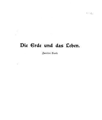 خرید و دانلود نسخه کامل کتاب Die Erde und das Leben. Eine vergleichende Erdkunde