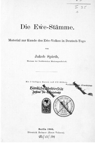 خرید و دانلود نسخه کامل کتاب Die Ewe-Stämme : Material zur Kunde der Ewe-Stämme in Deutsch-Togo_68c070375d568.jpeg خرید و دانلود نسخه کامل کتاب Die Ewe-Stämme : Material zur Kunde der Ewe-Stämme in Deutsch-Togo