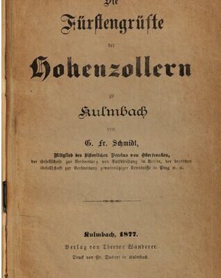 خرید و دانلود نسخه کامل کتاب Die Fürstengrüfte der Hohenzollern zu Kulmbach