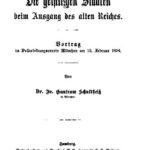 خرید و دانلود نسخه کامل کتاب Die geistlichen Staaten beim Ausgang des alten Reiches. Vortrag im Volksbildungsverein München am 12. Februar 1894