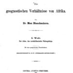 خرید و دانلود نسخه کامل کتاب Die geognostischen Verhältnisse von Afrika / Der Atlas, das nordafrikanische Faltengebirge
