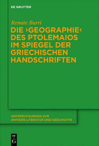 خرید و دانلود نسخه کامل کتاب Die “Geographie” des Ptolemaios im Spiegel der griechischen Handschriften_68bfa18f60501.jpeg خرید و دانلود نسخه کامل کتاب Die “Geographie” des Ptolemaios im Spiegel der griechischen Handschriften